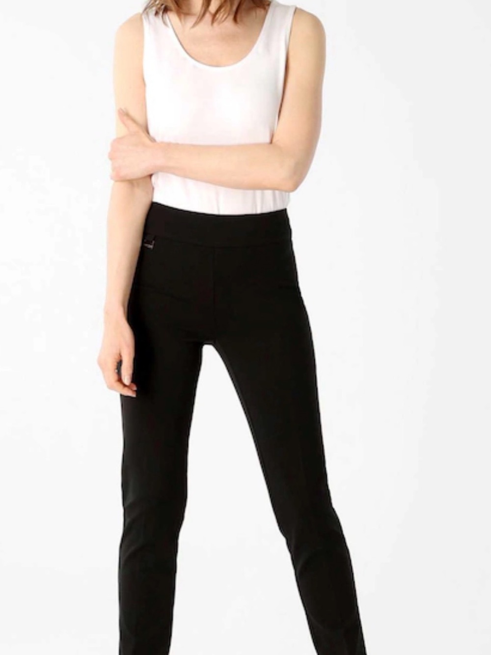 Lisette - boutique brand, Black Women's slim, stretch Dress Pants